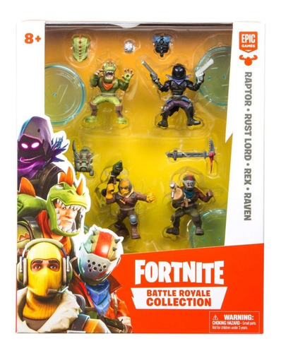 4 X Figuras Fortnite Battle Royale Collection 5 Cm Epic