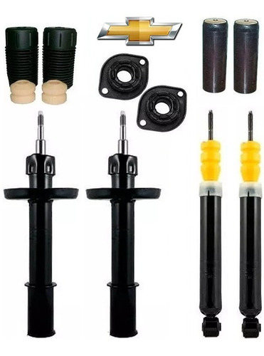 Kit Suspensão 4 Amortecedor Corsa Celta Prisma Classic Wind,
