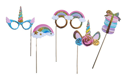 Kit 27pcs Unicornio Cotillón Fiesta Cumpleaños
