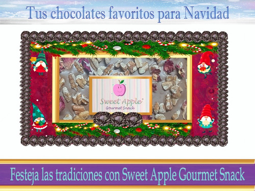 2 Chocolates Relleno De Frutas 70% Cacao Deliciosos