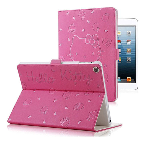  .  Case,cartoon Hello Kitty Pattern Magnetic Folio Sma...