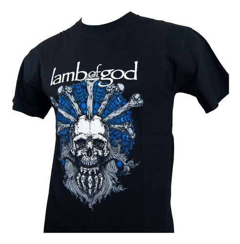 Imagen 3 de 6 de Lamb Of God - Skull Wizard - Remera