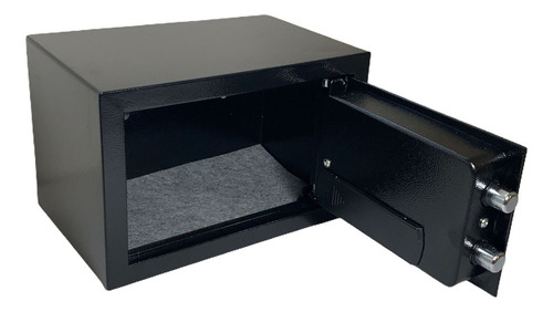 Cofre Paber 31x20x20 Preto Com Chaves E Manual