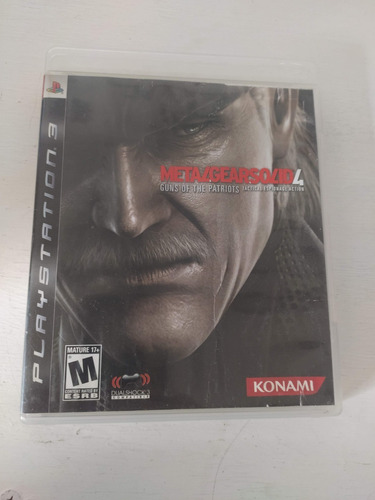 Metal Gear Solid 4 Juego Ps3 Gamezone Mercadopago