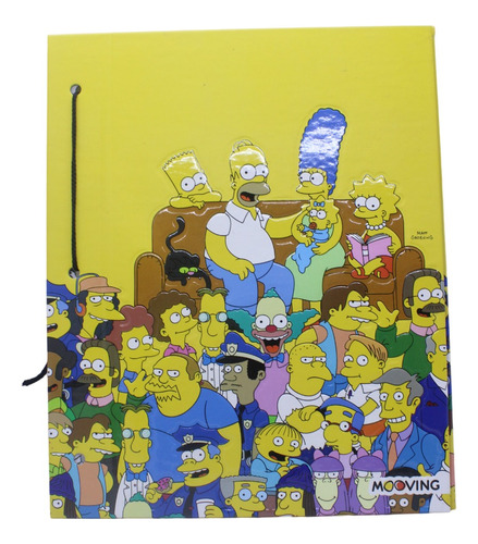 Carpeta N3 Dos Tapas Los Simpsons Homero Bart Simpson