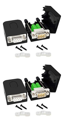 Conector Sin Soldadura Db9 Rs232 D-sub Serial Al Puerto Te D