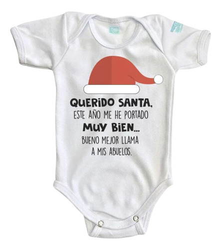 Pañalero Bebé Querido Santa Este Año Navidad Body Baby