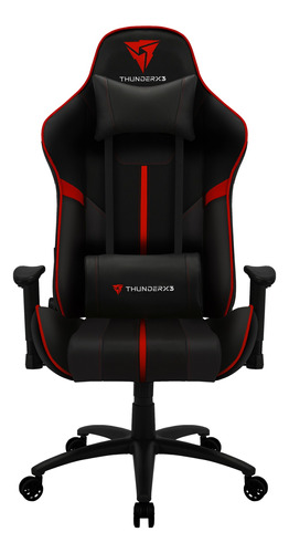 Cadeira de escritório ThunderX3 BC3 gamer ergonômica  vermelha