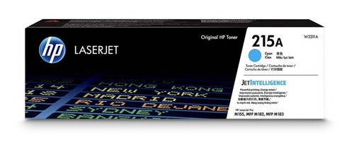 Toner  Hp Original, Nuevo W2311a Cyan (215a)