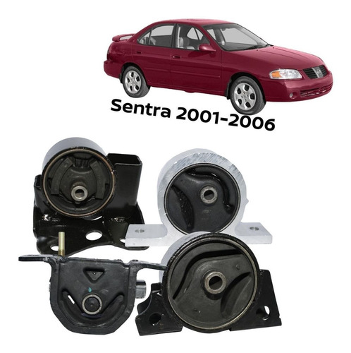 Soportes Motor Y Caja Sentra Automatico 2001-2006