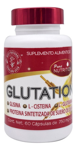 Glutation 60 Cápsulas Pure Nutrition
