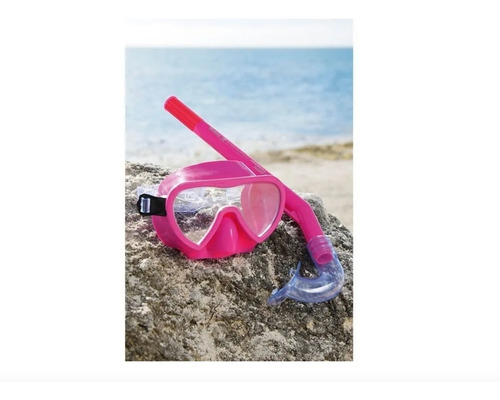 Imagen 5 de 7 de Set De Snorkel Clasico Antiparras Bestway 24036