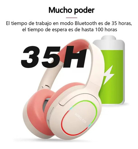 N Auriculares Bluetooth Inalámbricos Audifonos De Diadema