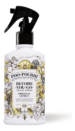 Poo-pourri Spray Para Inodoro Antes De Ir, Cítrico 8 Oz