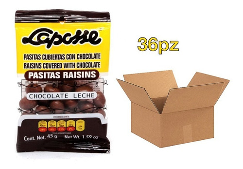 Pasita Con Chocolate Laposse 45gr (caja Con 36pzas)