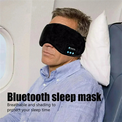 Auriculares Con Máscara Para Dormir Bluetooth Sleep Headb3d