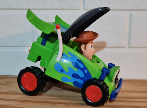 Figura Vehículo Rc Toy Story Disney Pixar Con Muñeco Woody (Usado)