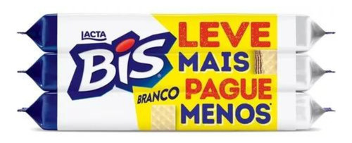 Bis Branco - Kit Com 3 Unidades De 100,8g