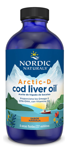 Arctic D Cod Liver Oil - Nordic Naturals - Epa Dha Y Vitamin