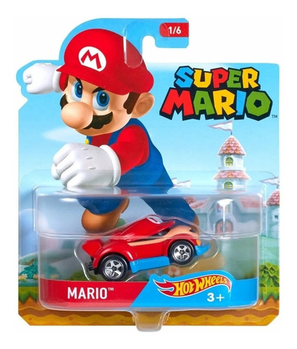 Juguete Mario Bros Super Mario Vehículo Hot Wheel