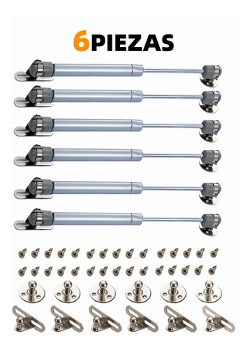 Imagen 2 de 10 de Brazo Bombin 100n Pack 6uni Para Puerta