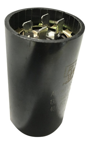 Imagen 2 de 4 de Condensador Capacitor P/ Motor, De Arranque 130-156uf 110vac