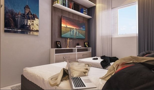Imagem 10 de 22 de Apartamento Em Construção Com 2 Dormitórios À Venda, 60 M² Por R$ 295.686 No Financiamento Bancário Ou Direto - Boqueirão - Praia Grande/sp - Ap3743