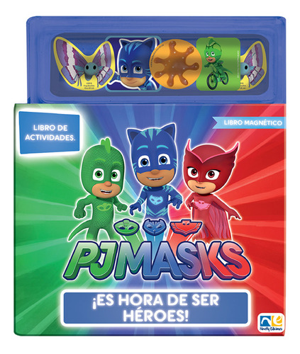 Mini Libro Magnético Pj Masks / Pd., De La Panadería. Editorial Novelty Ediciones Infantil, Tapa Blanda, Edición 01 En Español, 2010