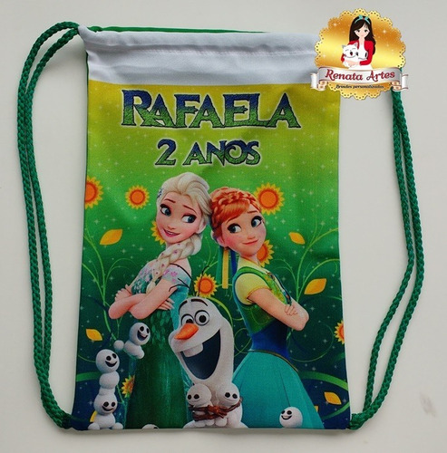 Frozen Fever Lembrancinha Personalizada 30 Mochilas..