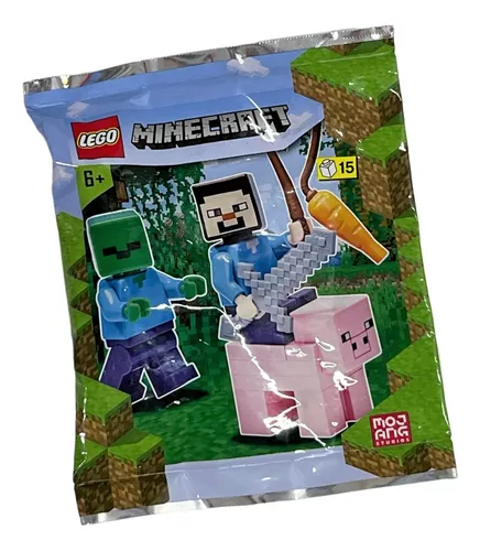 Minecraft cartela com 6 boneco lego