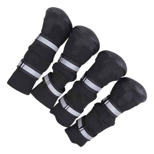 Juego De 4 Piezas De Botas Altas Reflectantes Impermeables