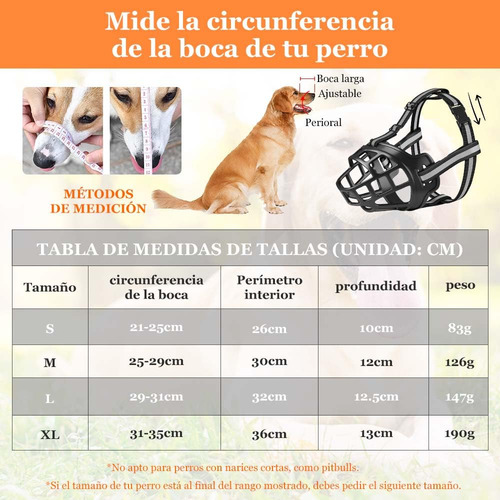 Bozal Para Perro,bozal Para Perro Ajustableevita Que Las Ma