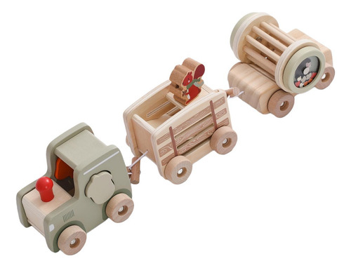 Juguete De Tren De Madera, Regalo, Adorno De Tren De Madera