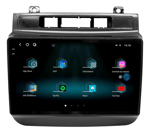 Multimidia Aikon Fóton G3 Touareg 2011 Acima 12+256gb 2k 9p