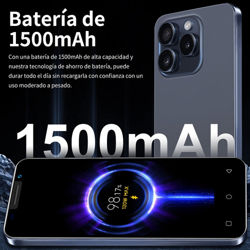 Sj Teléfonos Inteligentes Android Baratos I16 Pro Max 7.3 En Ram6gb Y Ro256gb Blanco
