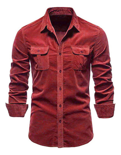 Camisa Ejecutiva De Pana Para Hombre