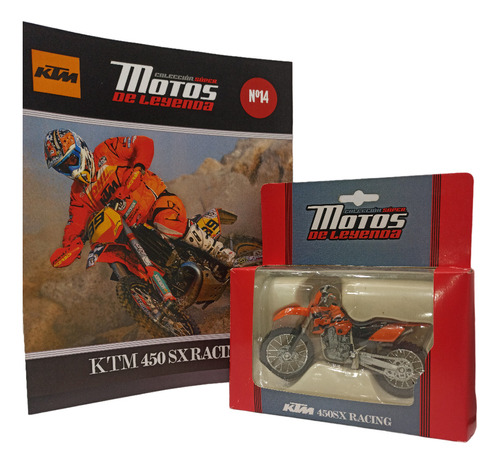 Coleccion El Tiempo Motos De Leyenda  Ktm 450 X Racing 1:18