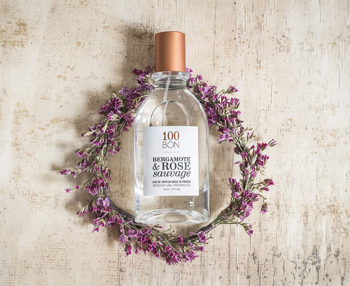 Perfume 100bon Bergamote & Rose Sauvage 50 Ml Para Mujeres Y