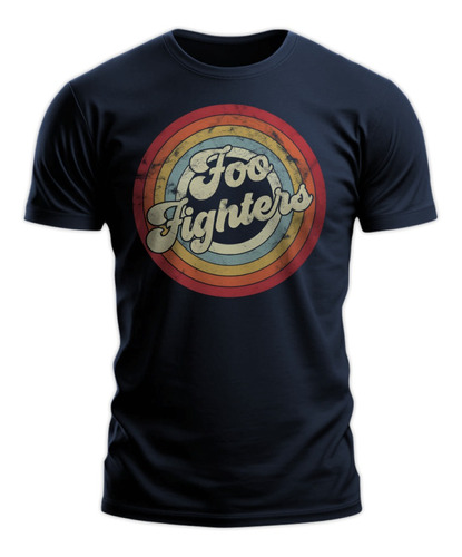 Polera Gustore De Foo Fiighters Retro