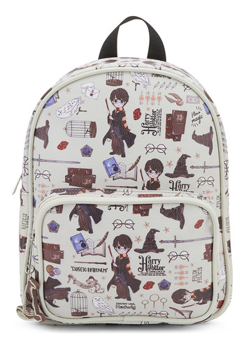 Mochila Harry Potter Con Estampado Hogwarts 10.5