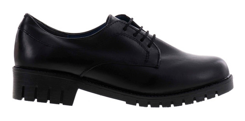 Zapato Casual Para Mujer Mini Tacón Negro Aona 