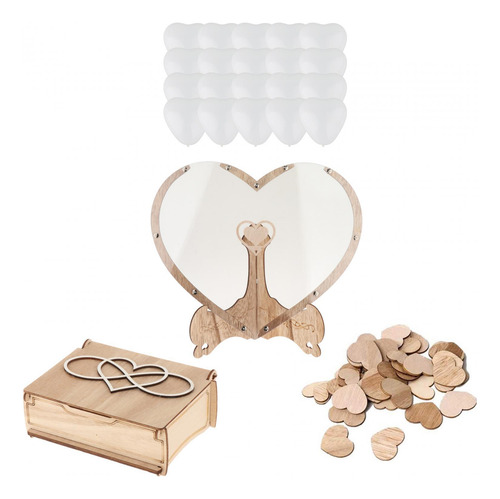 Libro De Invitados De Boda Con Corazón, Libro De Invitados,