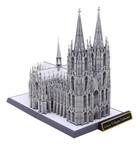 Edificio De La Catedral De Colonia, Modelo De Papel 3d,
