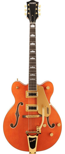 Gretsch G5422tg Guitarra Eléctrica Electromática Clásica De Doble Corte Con Bigsby, Color Naranja