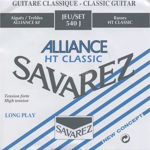 Encordado Guitarra Clasica Savarez 540j Alliance Ht Alta 6pa