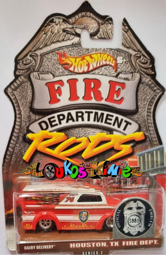 Hot Wheels Dairy Delivery Fire Department Rods Series 2