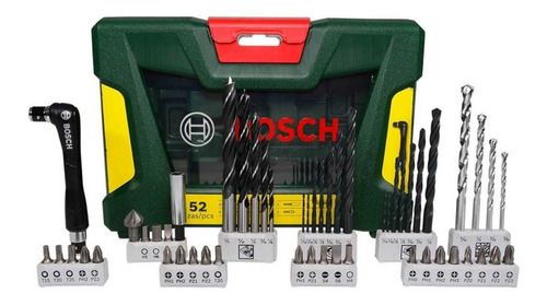 Set Brocas Puntas Madera Metal Concreto 52pz Bosch2607017358