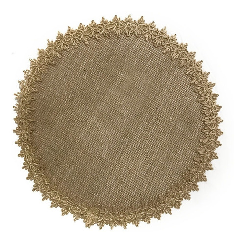 Individual Lino C/bordado D38cm