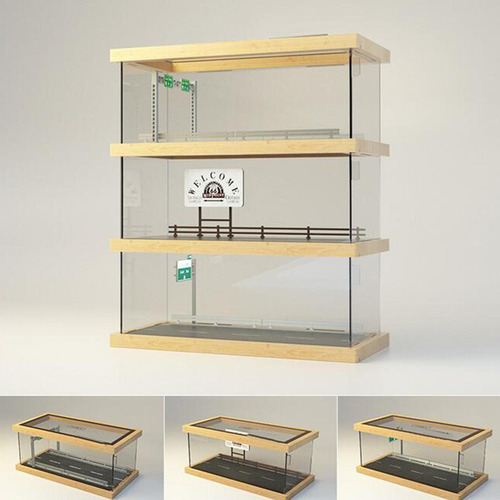 Vitrina De Estacionamiento De 3 Niveles 1/64, 15 Espacios De