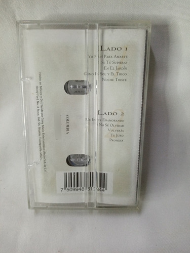 3 Cd's Uno Doble Mas Cassette De Alejandro Fernández (Usado)